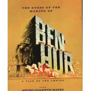 Vintage Book The Story Of The Making Of Ben-Hur 1959 Cast Crew Color Pictures